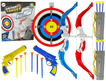 Speelgoed wapens - pijl en boog - pistolen - met doelwit