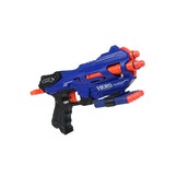 Nerf gun - 29x15x5cm - 8 schuimpatronen - 18m bereik - blauw