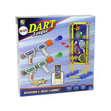 Schietsspel - werpspel - met ballen en speelgoed pistolen