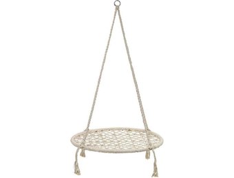 Hangstoel - ooievaarsnest - wit