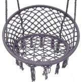 Hangstoel - schommelmand - grijs
