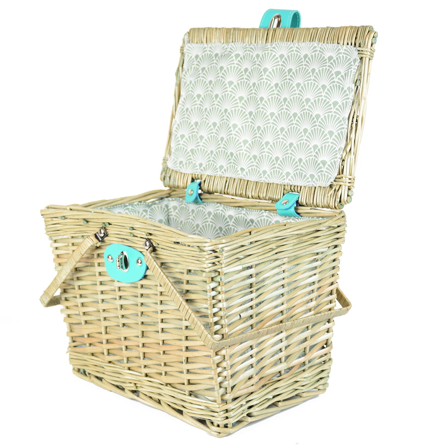 Picknickmand - rieten mand - 33x22x25 cm