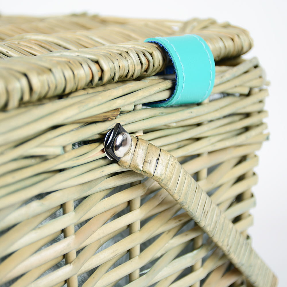 Picknickmand - rieten mand - 33x22x25 cm