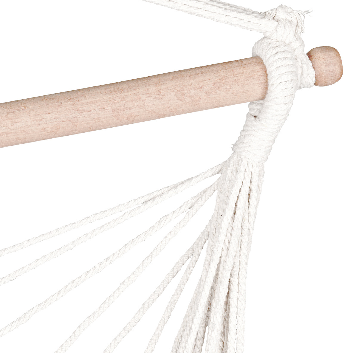 Hangstoel - met 2 kussens - katoen - tot 150 kg - wit