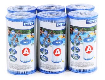 INTEX zwembad filters - type A - voor filterpomp - 6 stuks