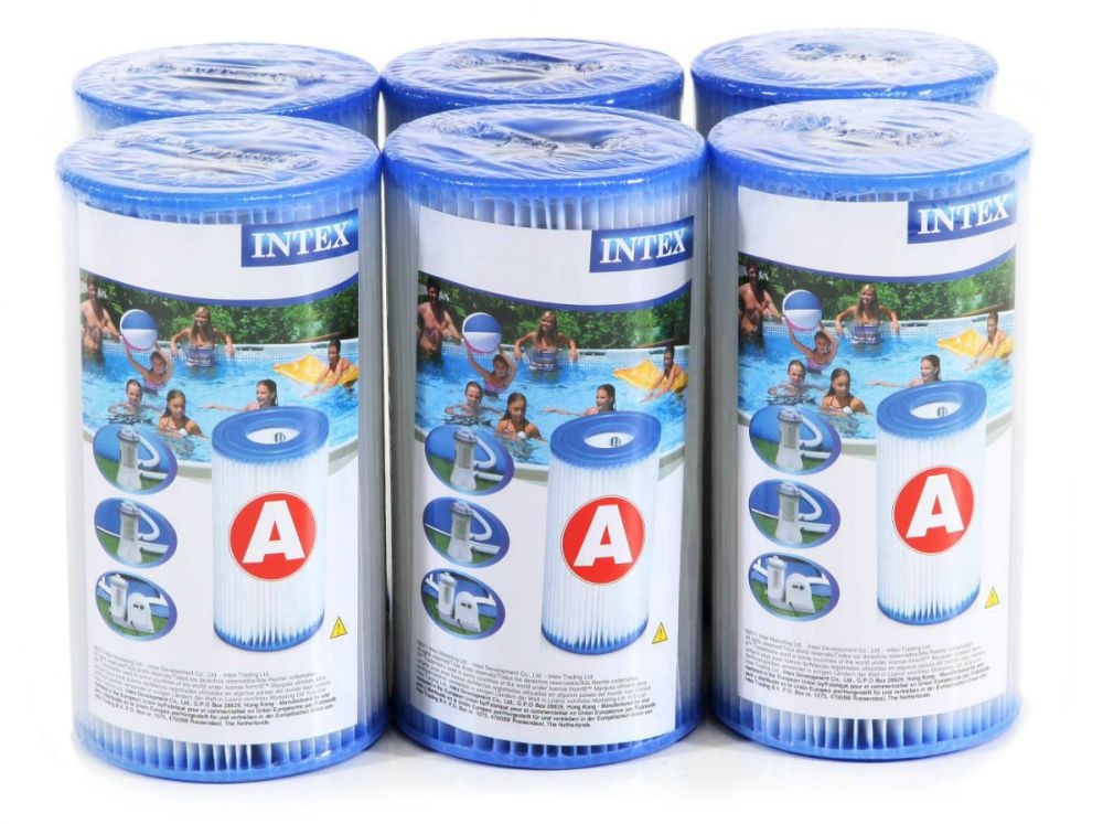 INTEX zwembad filters - type A - voor filterpomp - 6 stuks