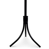 Staande kapstok - zwart - 49x185 cm - metaal