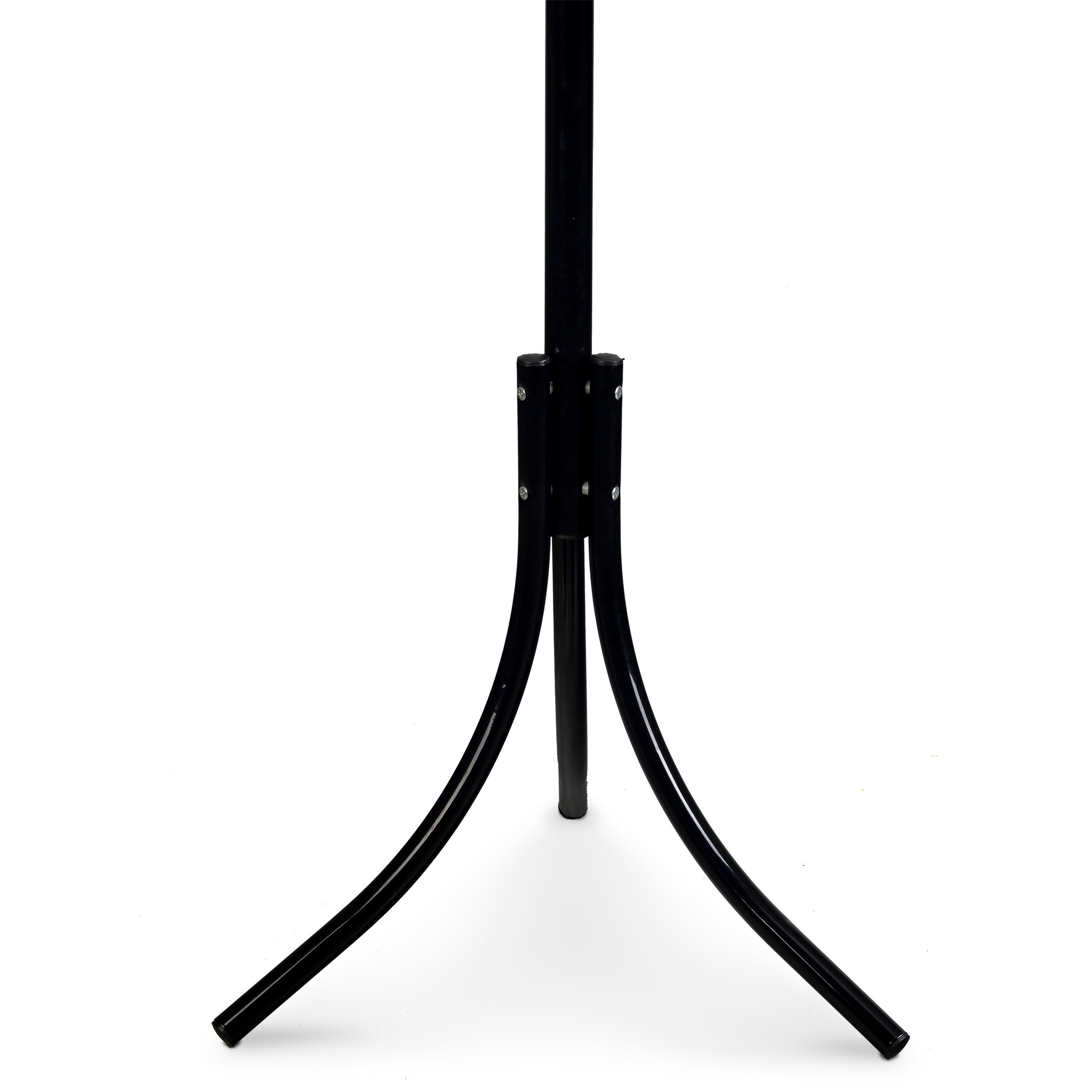 Staande kapstok - zwart - 49x185 cm - metaal