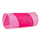 Speeltent - huis - met tunnel - 190x73x102 cm - roze