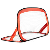 Voetbaldoeltjes - opvouwbaar - 110x78x78 cm - set van 2 -  oranje