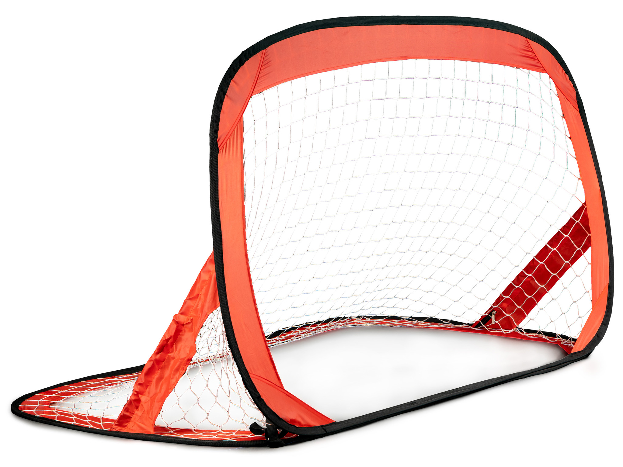 Voetbaldoeltjes - opvouwbaar - 110x78x78 cm - set van 2 - oranje