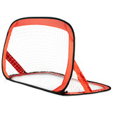 Voetbaldoeltjes - opvouwbaar - 110x78x78 cm - set van 2 -  oranje