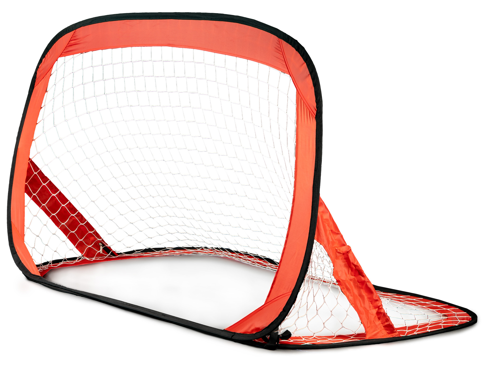 Voetbaldoeltjes - opvouwbaar - 110x78x78 cm - set van 2 - oranje