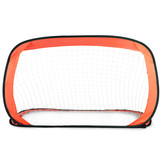 Voetbaldoeltjes - opvouwbaar - 110x78x78 cm - set van 2 -  oranje