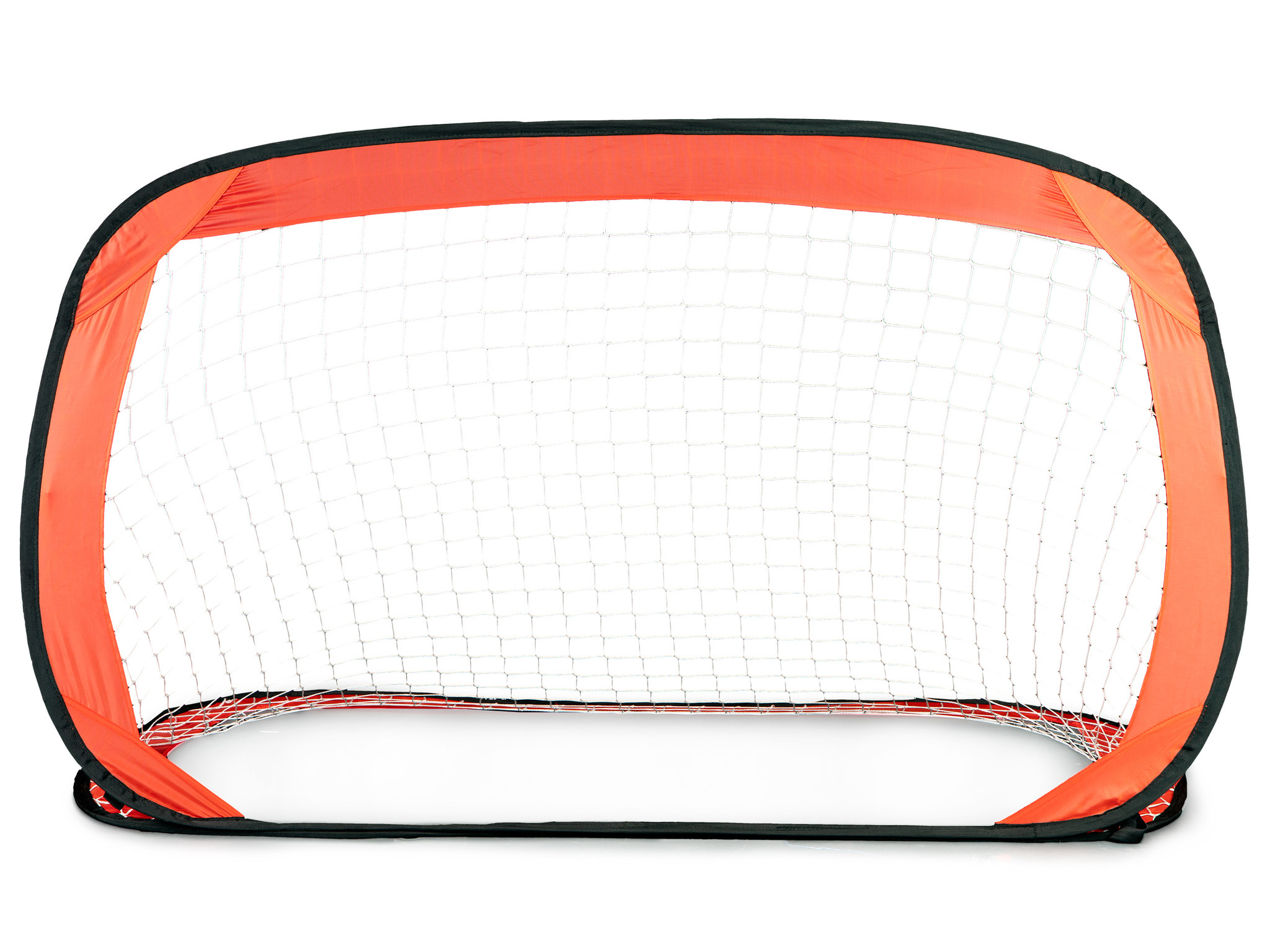 Voetbaldoeltjes - opvouwbaar - 110x78x78 cm - set van 2 - oranje