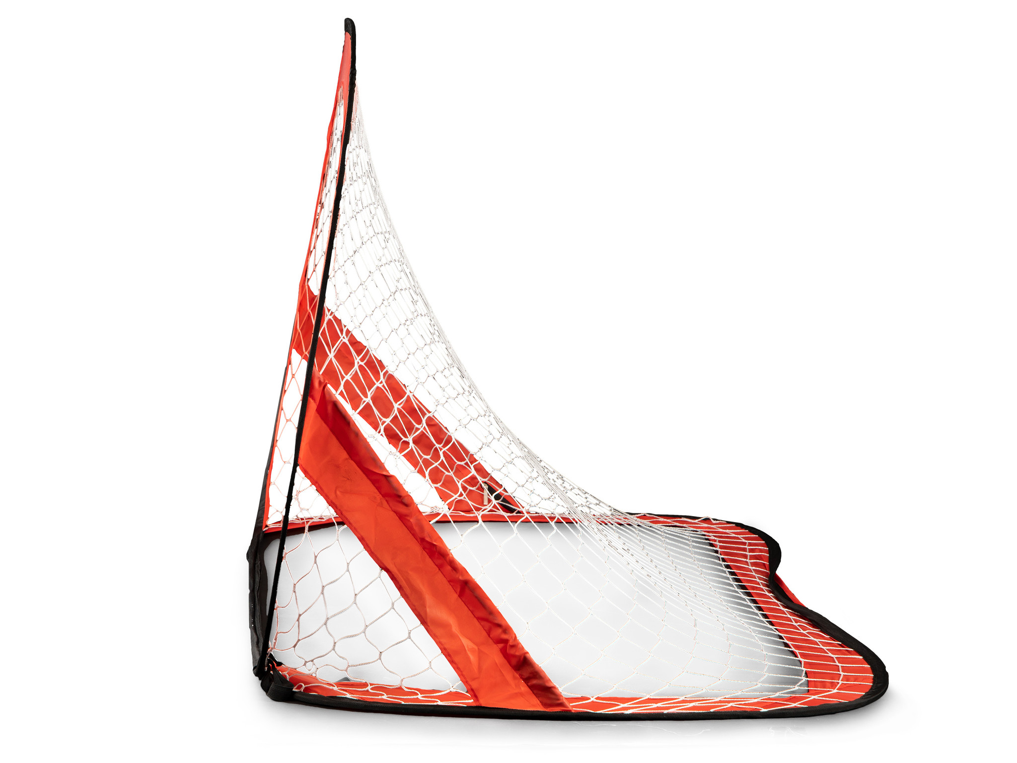 Voetbaldoeltjes - opvouwbaar - 110x78x78 cm - set van 2 - oranje