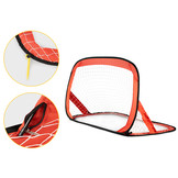 Voetbaldoeltjes - opvouwbaar - 110x78x78 cm - set van 2 -  oranje