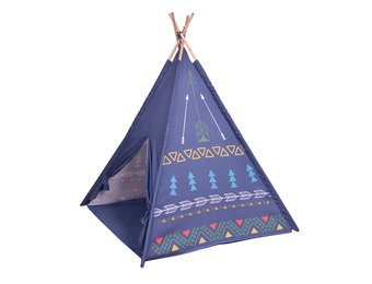 Tipi tent - wigwam - speelhuisje - 120x120x150 cm - blauw