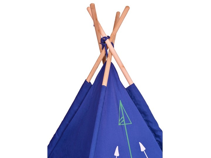 Tipi tent - wigwam - speelhuisje - 120x120x150 cm - blauw