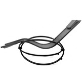 Schommelstoel tuin - ligstoel - 152x77x88 cm - antraciet