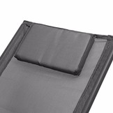 Schommelstoel tuin - ligstoel - 152x77x88 cm - antraciet