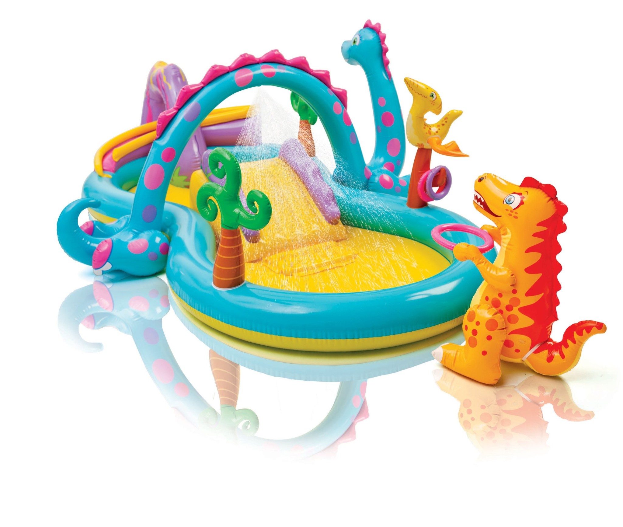 INTEX - zwembad met glijbaan - speelzwembad - dinosaurus