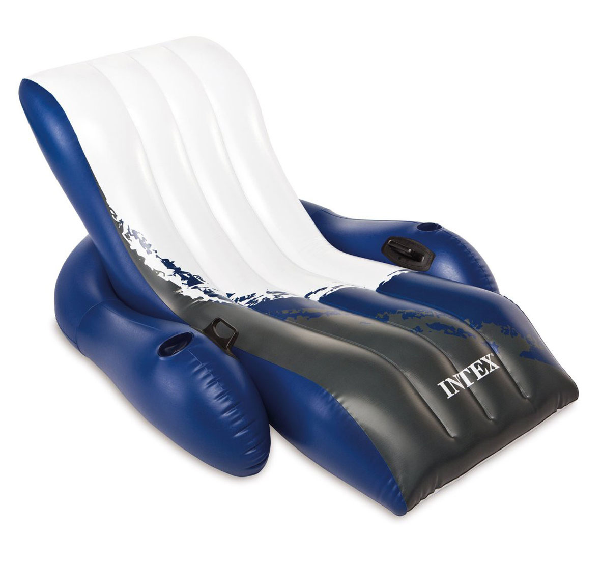 INTEX - drijfstoel zwembad - opblaasbare stoel - 180x135 cm