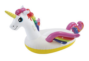 INTEX - opblaas eenhoorn - floatie - 201x149x97 cm - tot 40 kg