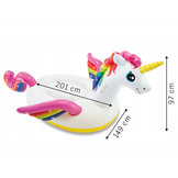 INTEX - opblaas eenhoorn - floatie - 201x149x97 cm - tot 40 kg