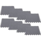 INTEX - zwembad tegels - puzzelmat - 50x50 cm - 8 stuks - grijs