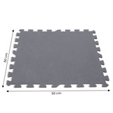 INTEX - zwembad tegels - puzzelmat - 50x50 cm - 8 stuks - grijs