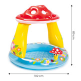 INTEX - baby zwembad - kinderzwembad - 102x89 cm - paddenstoel