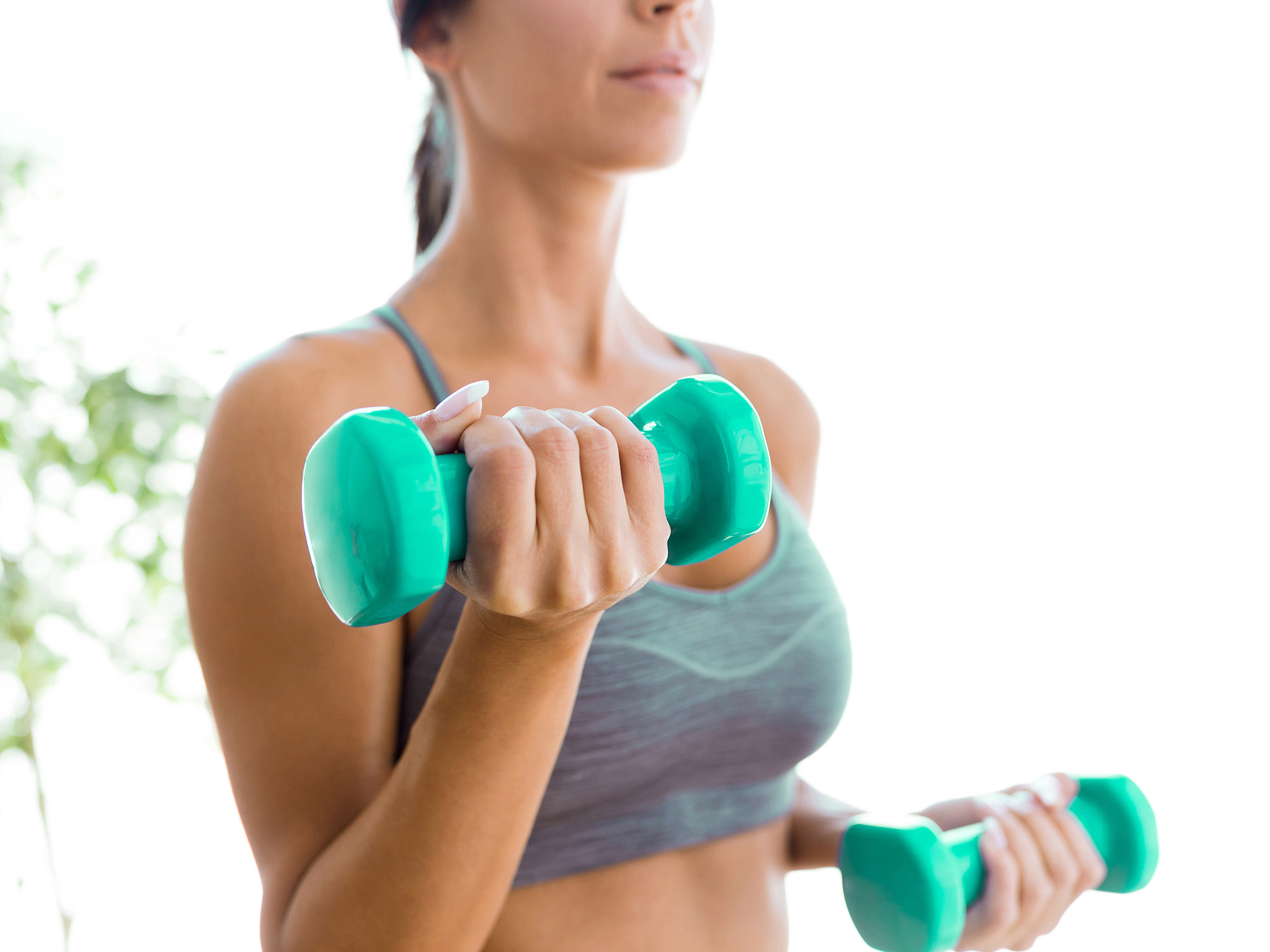 Dumbbells - gewichten set - 6 kg - 2x 3kg - zeskant - groen