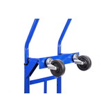 Steekwagen - transportwagen - opvouwbaar - tot 250 kg - blauw