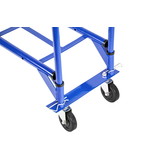 Steekwagen - transportwagen - opvouwbaar - tot 250 kg - blauw