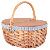 Picknickmand - rieten mand - 44x34x21 cm
