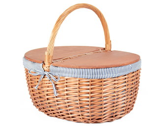 Picknickmand - rieten mand - 44x34x21 cm