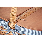 Picknickmand - rieten mand - 44x34x21 cm