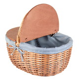 Picknickmand - rieten mand - 44x34x21 cm