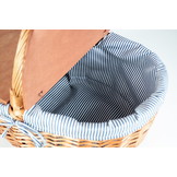 Picknickmand - rieten mand - 44x34x21 cm