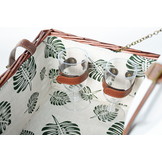 Picknickmand - 4 personen - 22-delig - rieten mand - 43x30x19cm