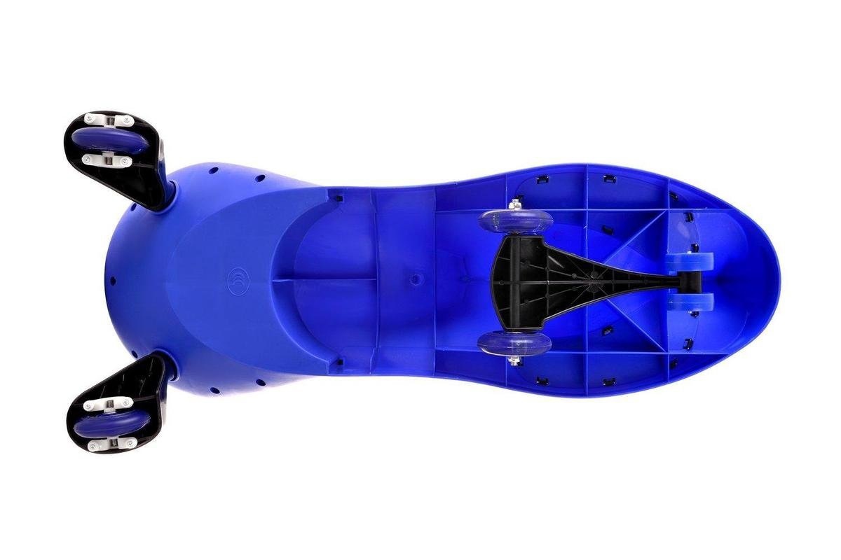 Wiggle car - wiebelauto - met LED-verlichte wielen - blauw