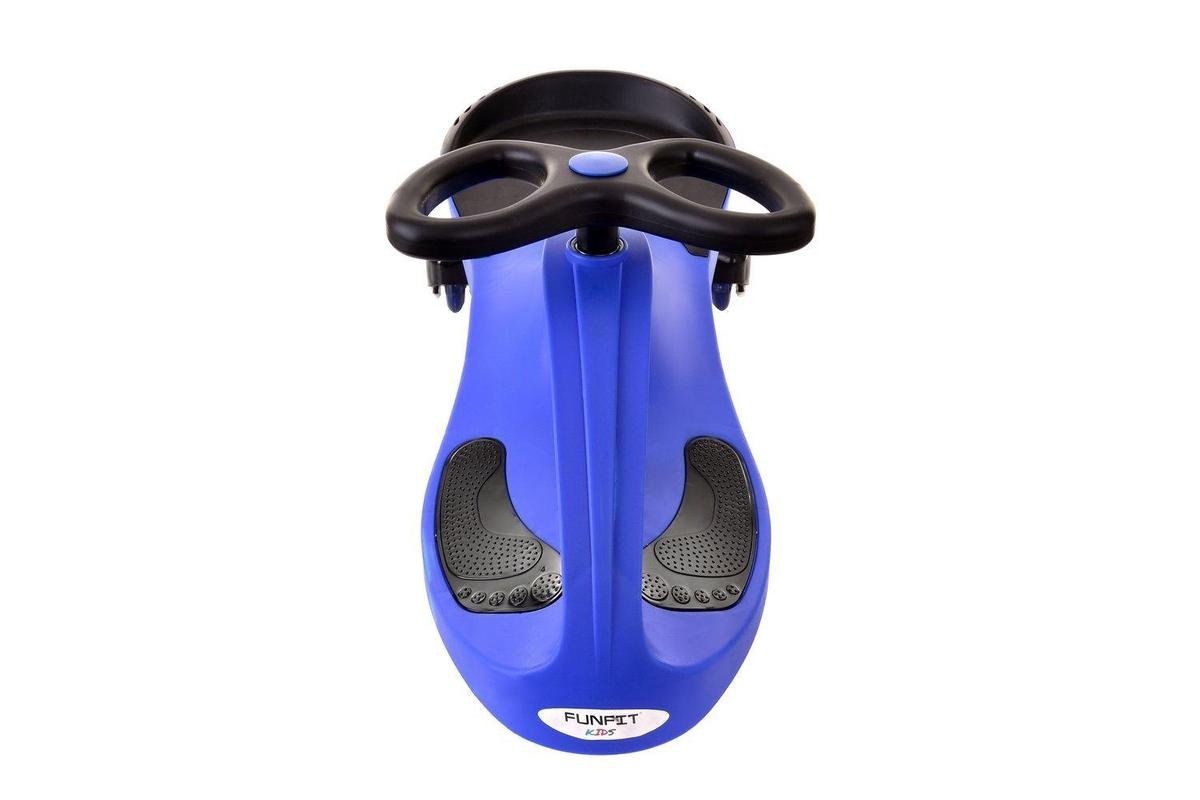 Wiggle car - wiebelauto - met LED-verlichte wielen - blauw