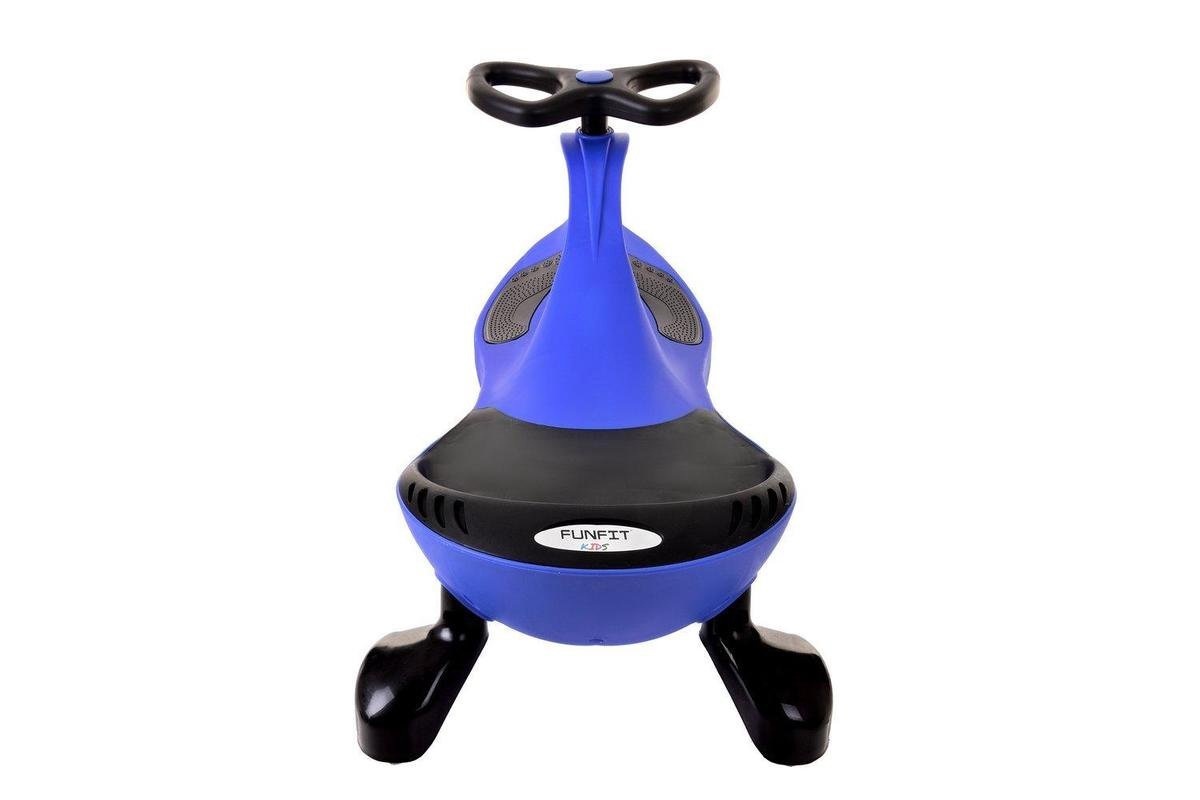 Wiggle car - wiebelauto - met LED-verlichte wielen - blauw