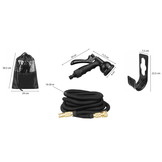 Flexibele tuinslang - 10-30 meter - met sproeipistool - zwart