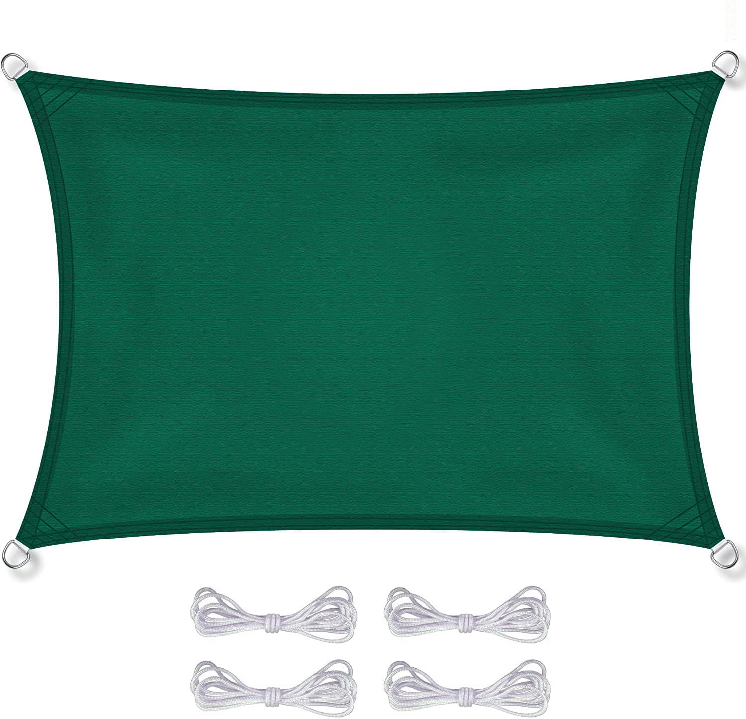 Schaduwdoek rechthoek - zonnedoek - 3x2 m - groen