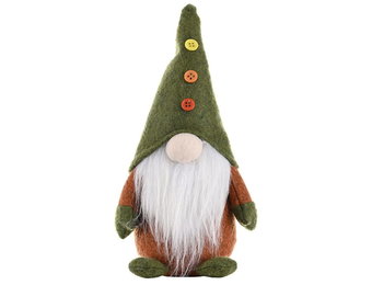 Kerstkabouter - gnoom kerst - 12x22 cm - groen bruin