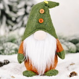 Kerstkabouter - gnoom kerst - 12x22 cm - groen bruin