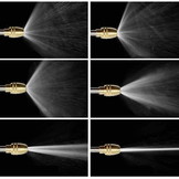 Flexibele tuinslang - 15-45 meter - met spuitpistool - blauw