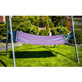 Schommelframe - en hangmat standaard - 260x195x230 cm - zwart